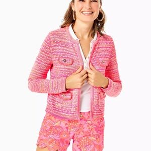 NWT Lilly Pulitzer Kienna Tweed Cardigan